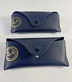 NEW Lot Of 2 Ray Ban Black Glasses Soft Cases NO GLASSES